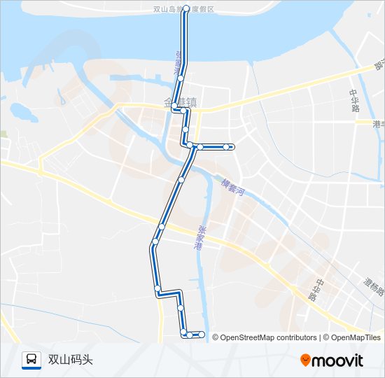 张家港316路 bus Line Map