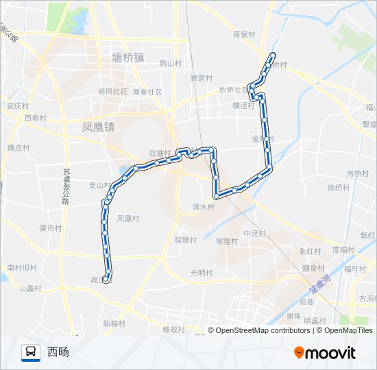 张家港321路 bus Line Map