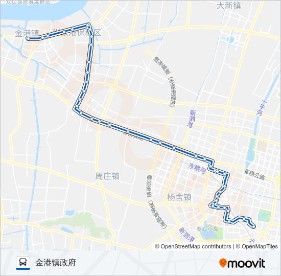 张家港228路东线 bus Line Map