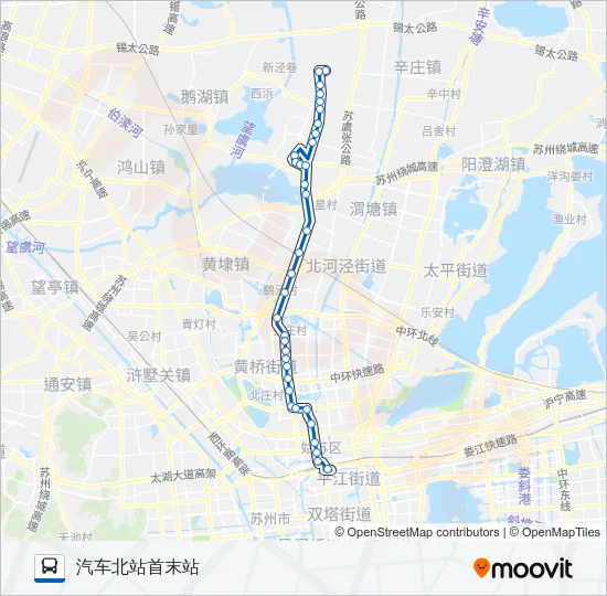 872路 Bus Line Map