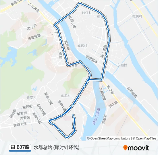 B37路 Bus Line Map