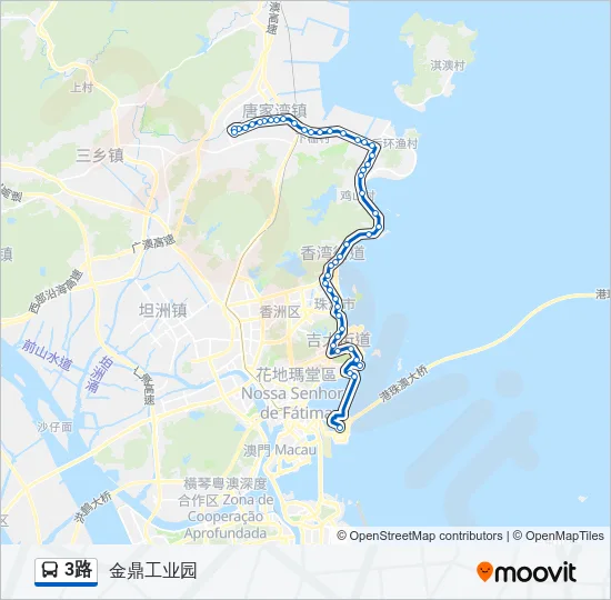 3路 Bus Line Map