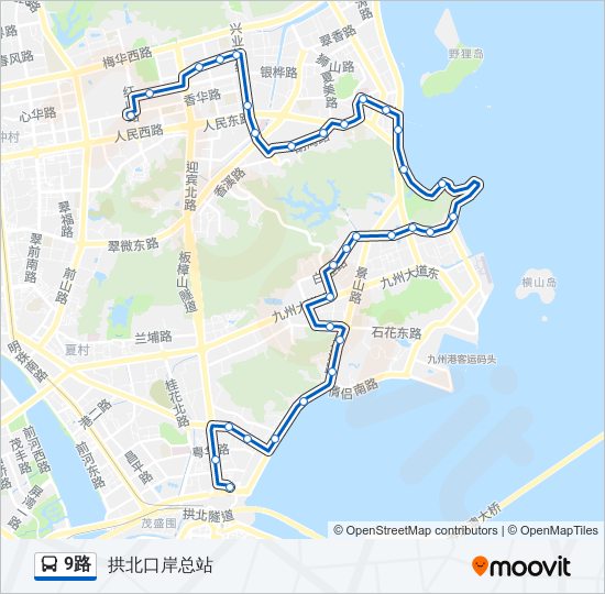 泗洪9路公交车路线图图片