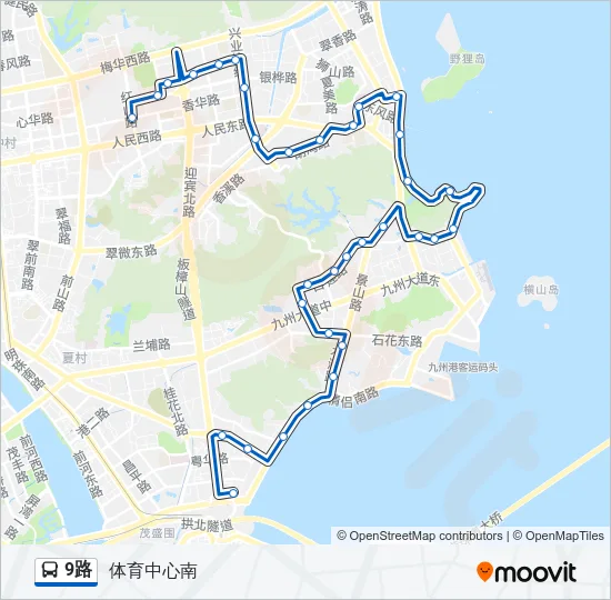 9路 Bus Line Map
