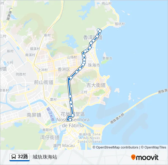 32路 Bus Line Map