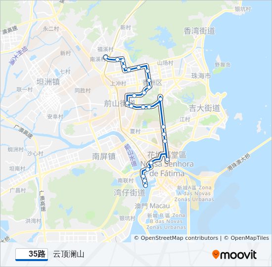35路 bus Line Map