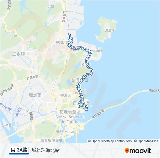 3A路 Bus Line Map