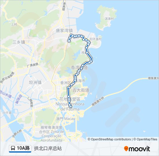 10A路 bus Line Map