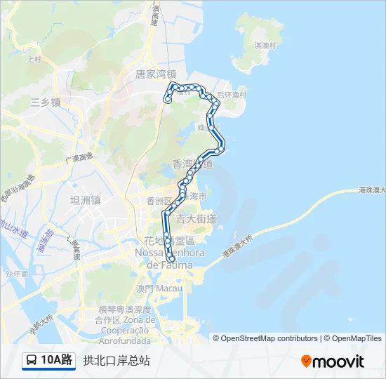 10A路 Bus Line Map