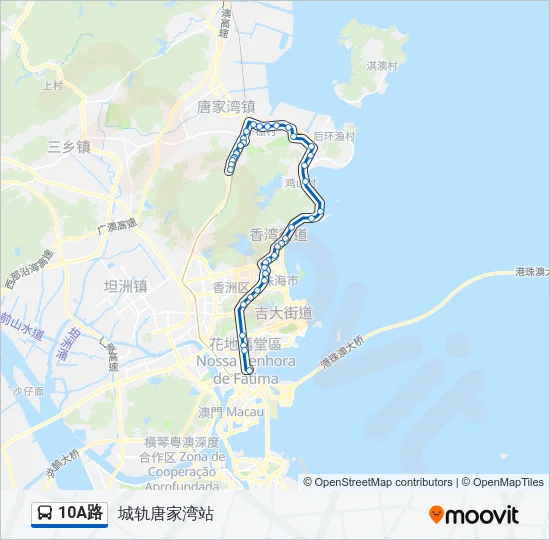 10A路 Bus Line Map