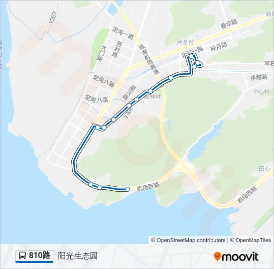 810路 Bus Line Map