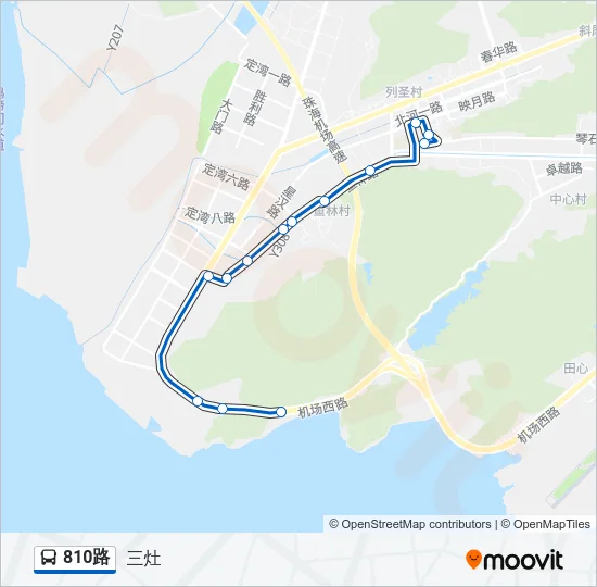 810路 Bus Line Map