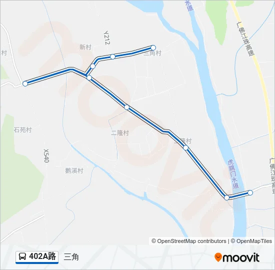 402A路 Bus Line Map