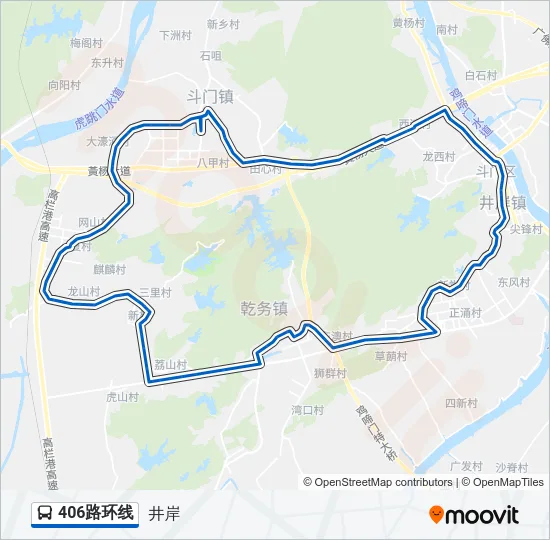 406路环线 Bus Line Map