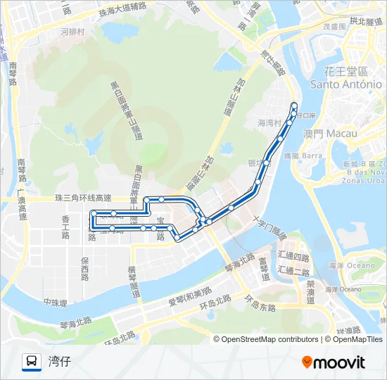 130路早高峰班 Bus Line Map