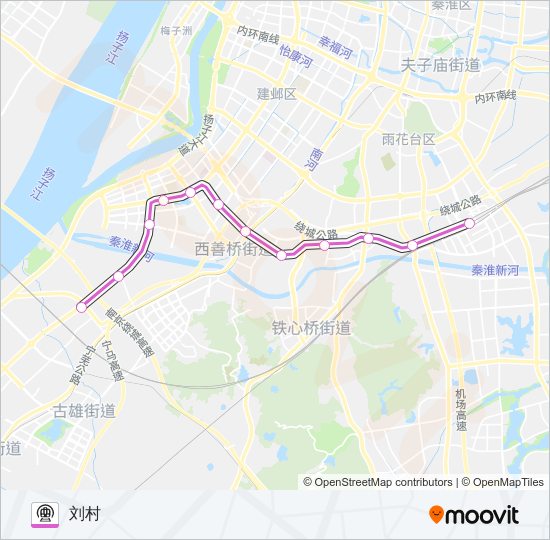 S3号线（宁和城际） metro Line Map