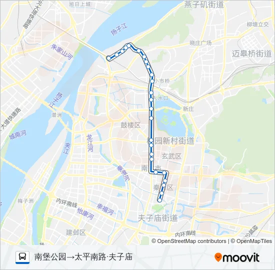 1路 Bus Line Map