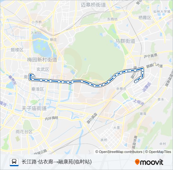 公交5路的线路图