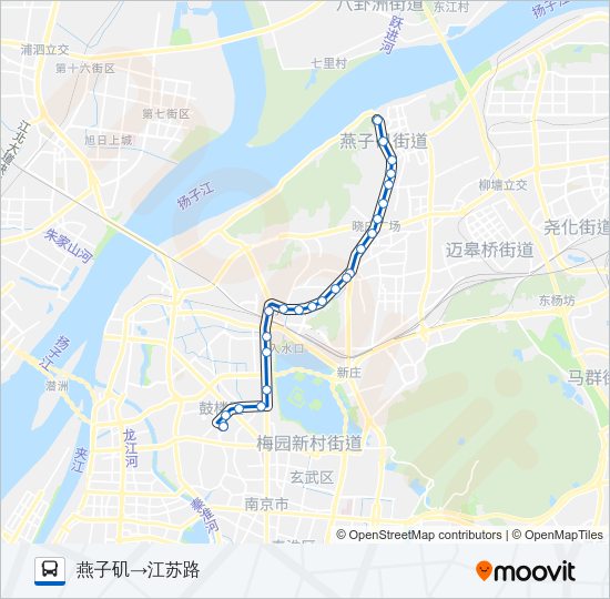 8路 Bus Line Map