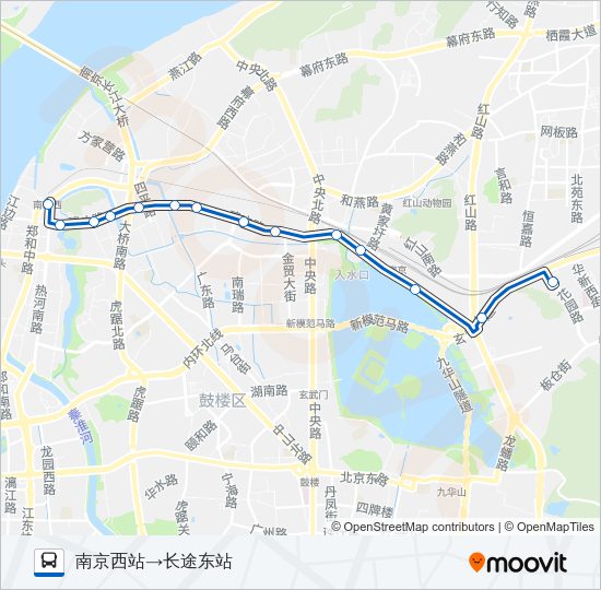 10路 Bus Line Map