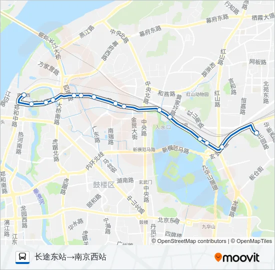 10路 Bus Line Map