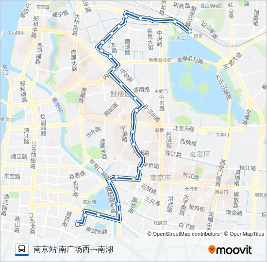 13路 Bus Line Map