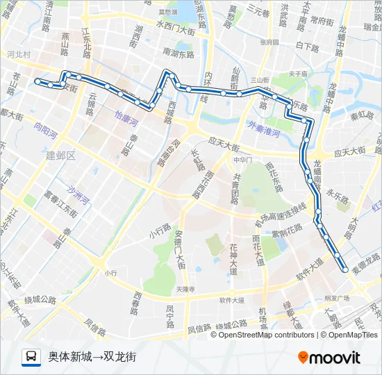 14路 Bus Line Map