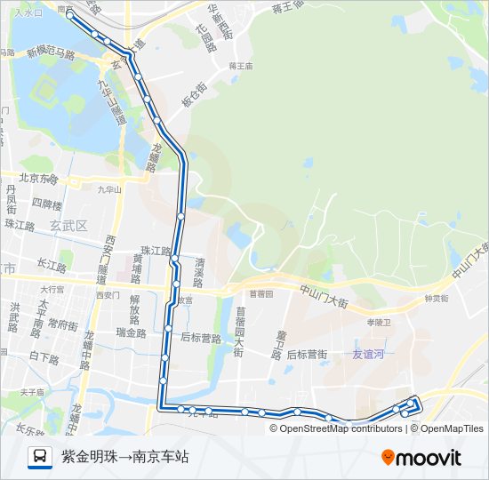 17路 bus Line Map