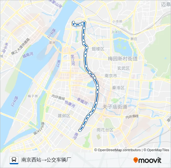 21路 Bus Line Map