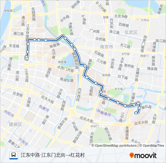 公交23路的线路图