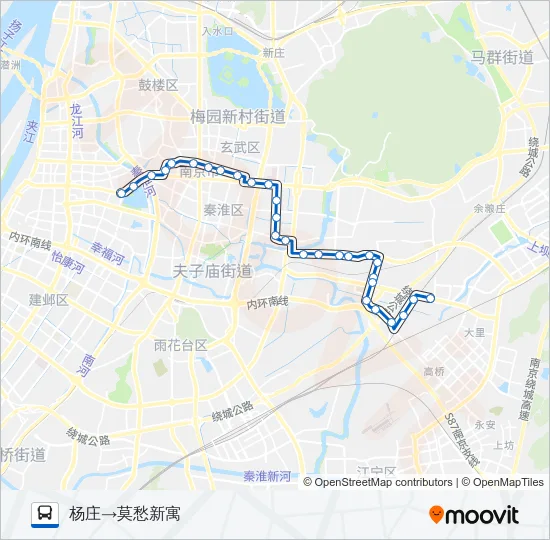 公交29路的线路图