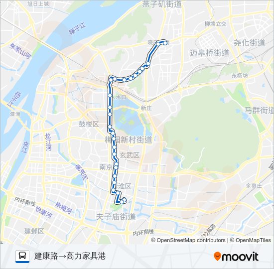 公交30路的线路图