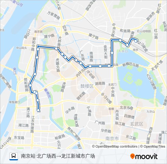 公交32路的線路圖