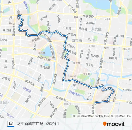 43路 Bus Line Map