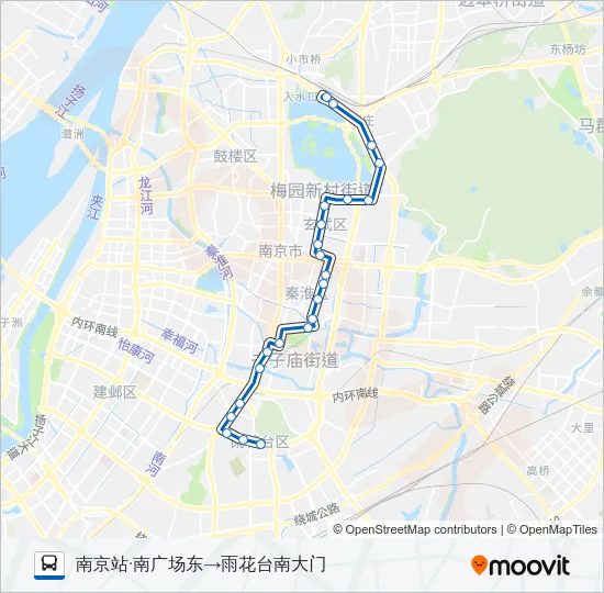 44路 Bus Line Map