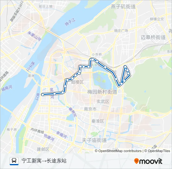 45路 Bus Line Map