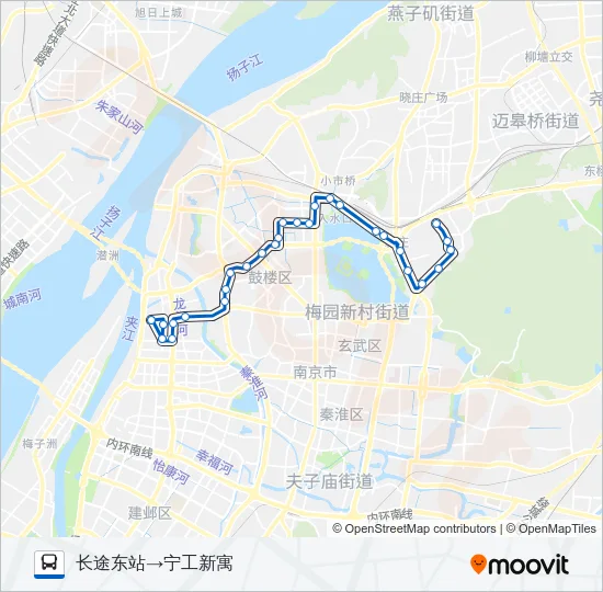45路 Bus Line Map