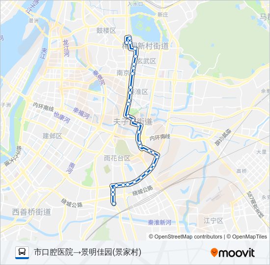 公交46路的线路图