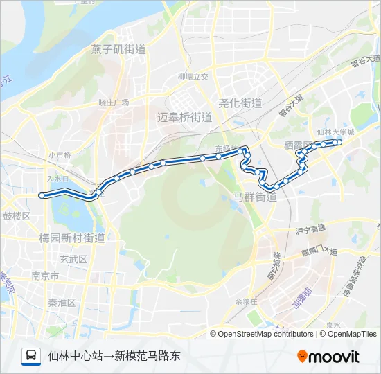 50路 Bus Line Map