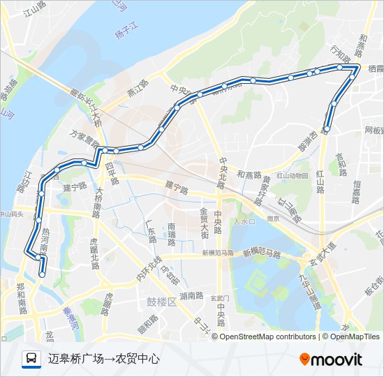 53路 Bus Line Map