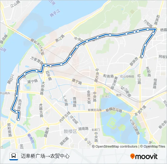 53路 Bus Line Map