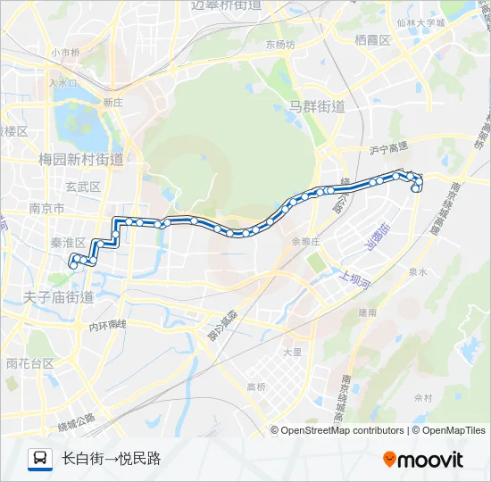 55路 Bus Line Map