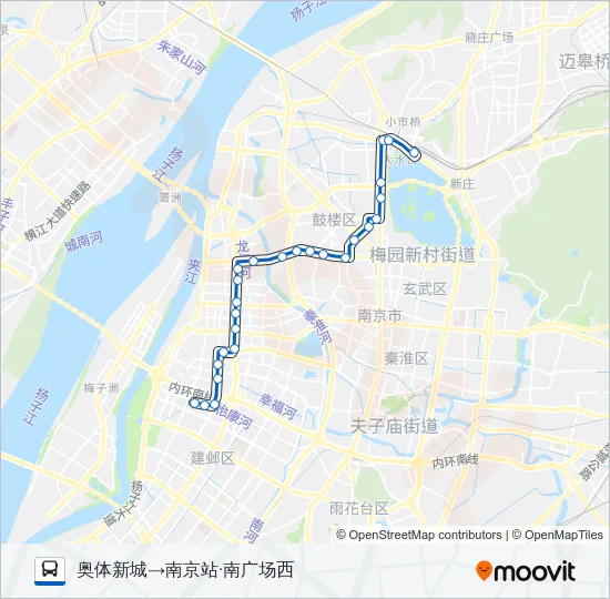 56路 Bus Line Map