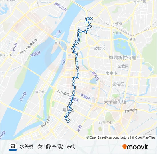 57路 Bus Line Map