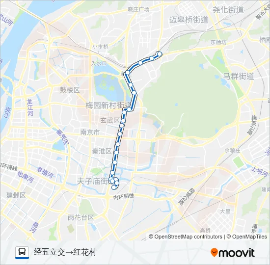 58路 Bus Line Map