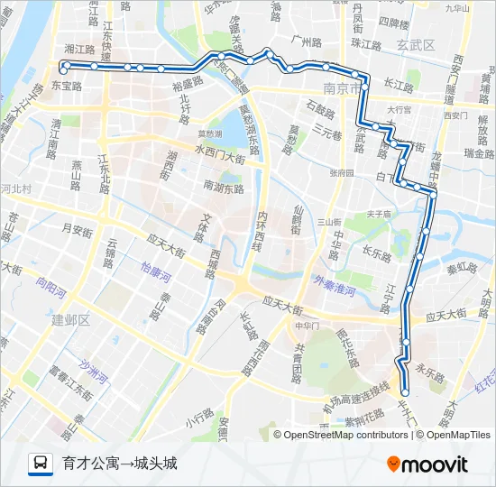 60路 Bus Line Map