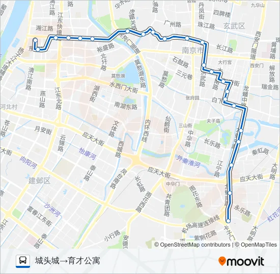 60路 Bus Line Map
