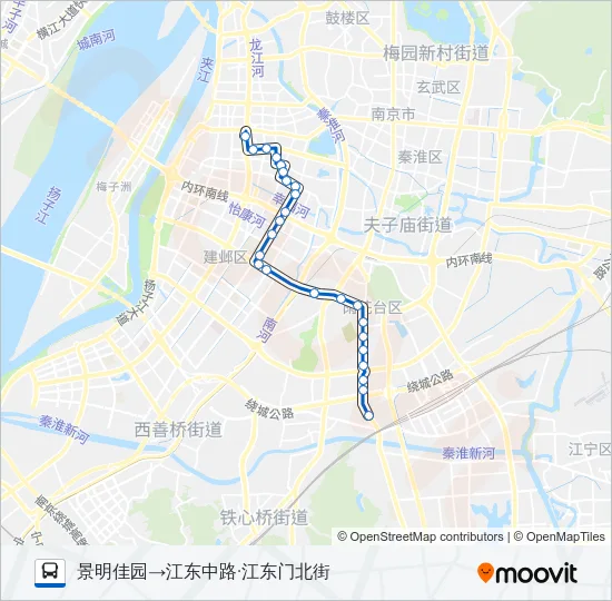 61路 Bus Line Map