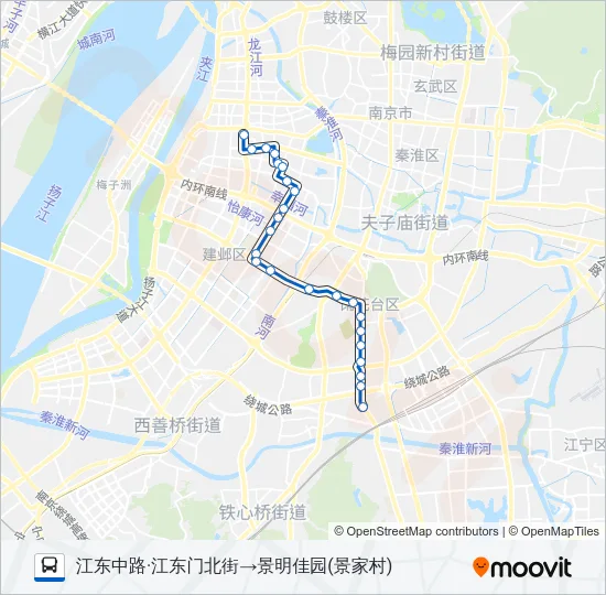 61路 Bus Line Map