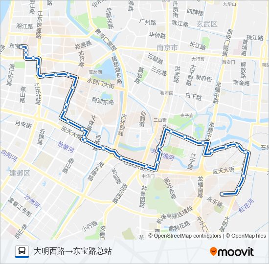 公交63路的线路图